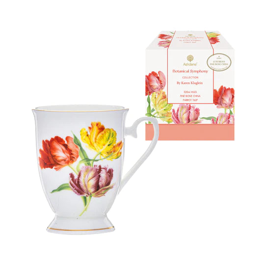 Botanical Parrot Tulip Mug