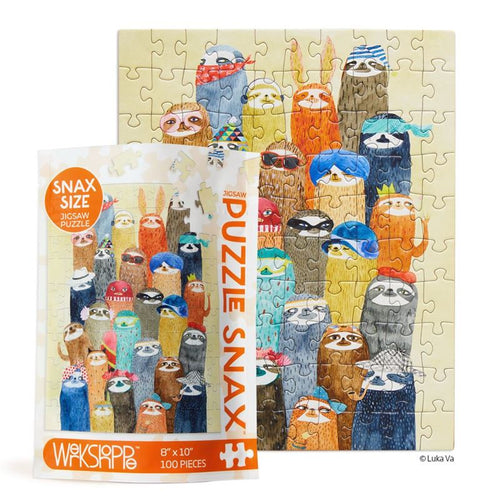 Sloth Party 100pce Puzzle Snax
