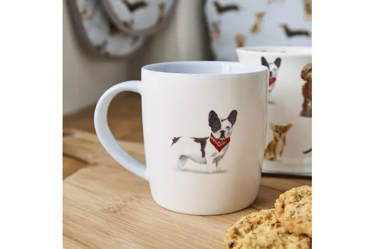 Curious Dog Barrel Mug