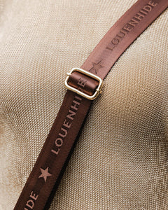 Kasey Textured Crossbody/Logo Strap Cocoa