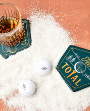 Load image into Gallery viewer, Ceramic Golf Coasters Set of 4