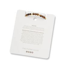 Load image into Gallery viewer, Tigers Eye Aura of Gold Gem Bracelet