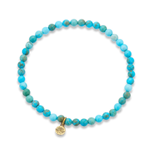 Load image into Gallery viewer, Turquoise Howlite Healing Gem Bracelet