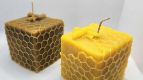 Square Bee Candle