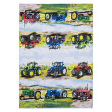 Load image into Gallery viewer, Tractors Then/Now 2pack Tea Towels