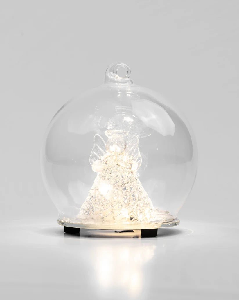 Glass Angel in Globe