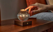 Load image into Gallery viewer, Walnut Solar System 3D Laser Engraved Light