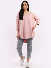 Load image into Gallery viewer, Amelia V Neck Top Pink