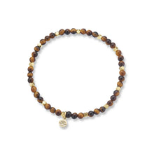 Load image into Gallery viewer, Tigers Eye Aura of Gold Gem Bracelet