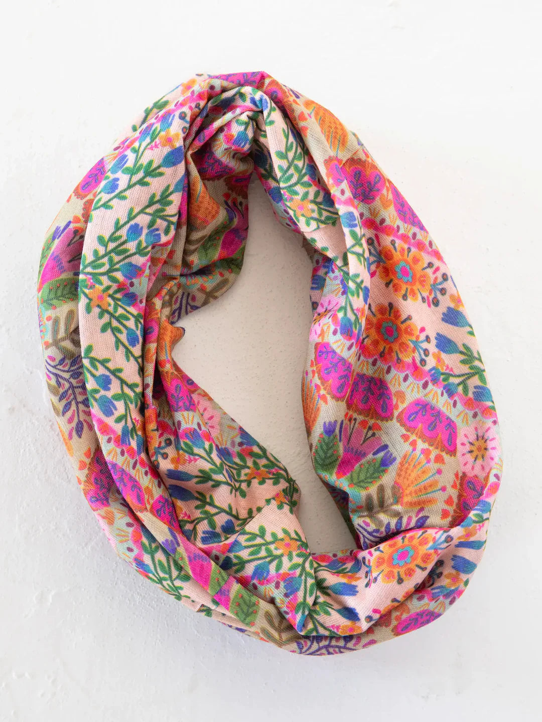 Boho Bandeau Pink Floral Diamond