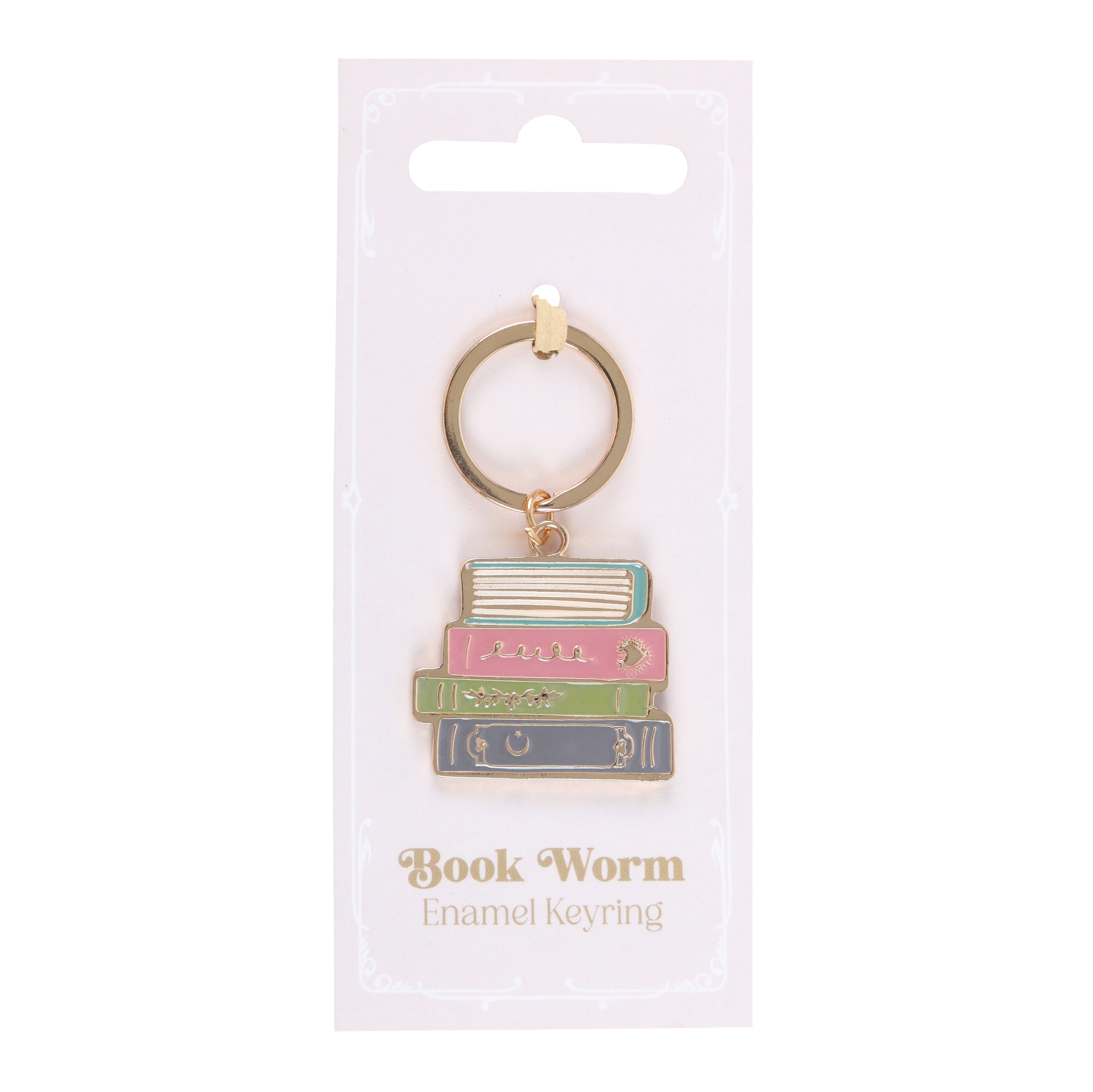 Book Worm Key Ring