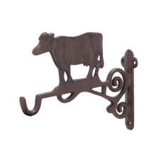 Load image into Gallery viewer, Cast Iron Basket Hook Cow