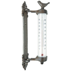 Thermometer Cast Iron Bird