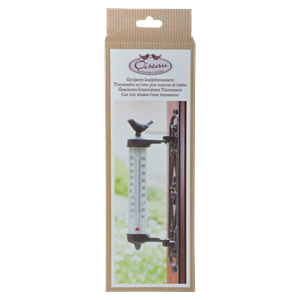 Thermometer Cast Iron Bird