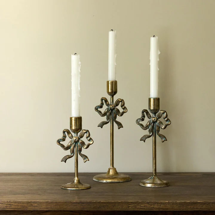 Bow Candle Holder Large