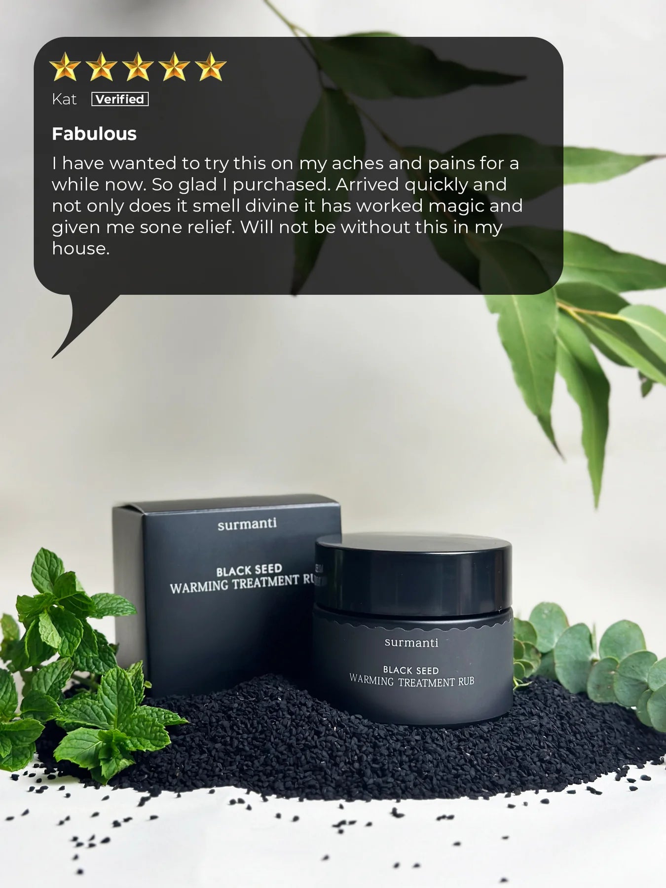 Black Seed Warming Treatment Rub