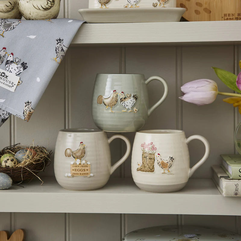 Hen House Lane Belly Mug Happy Family