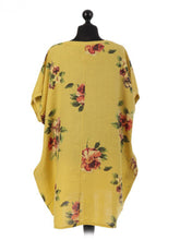 Load image into Gallery viewer, Adeline Linen Top/Dress Mustard