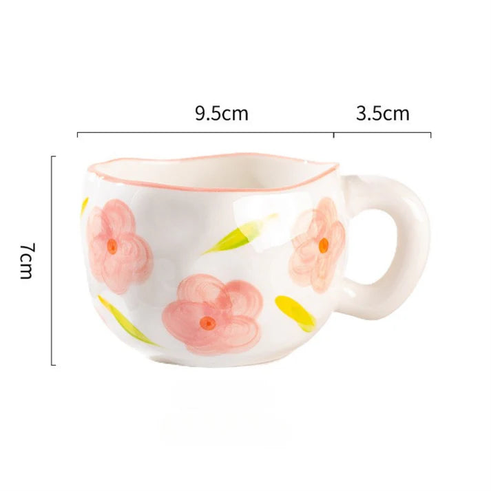 Elanor Mug Floral Pink