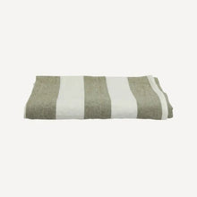 Load image into Gallery viewer, Striped Tablecloth Olive Small 280x200