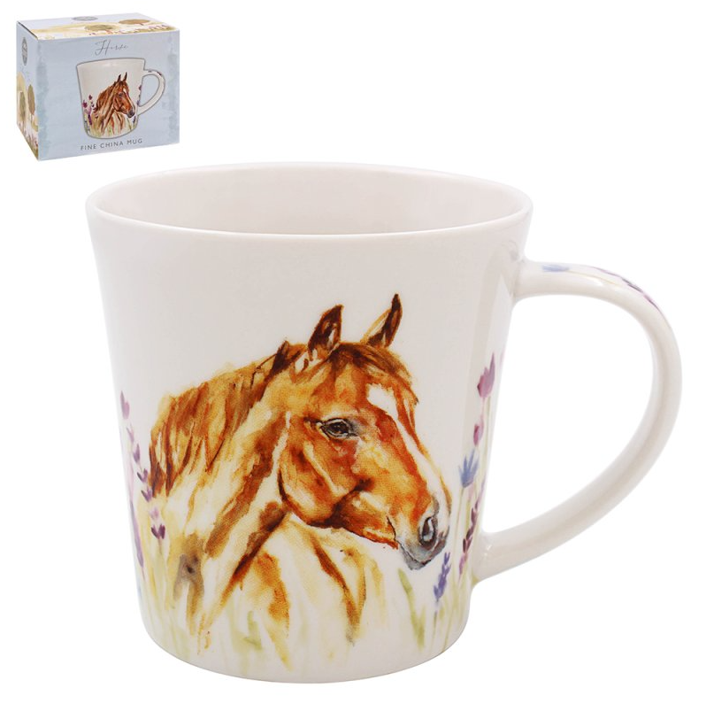 Feather & Fur Horse Mug
