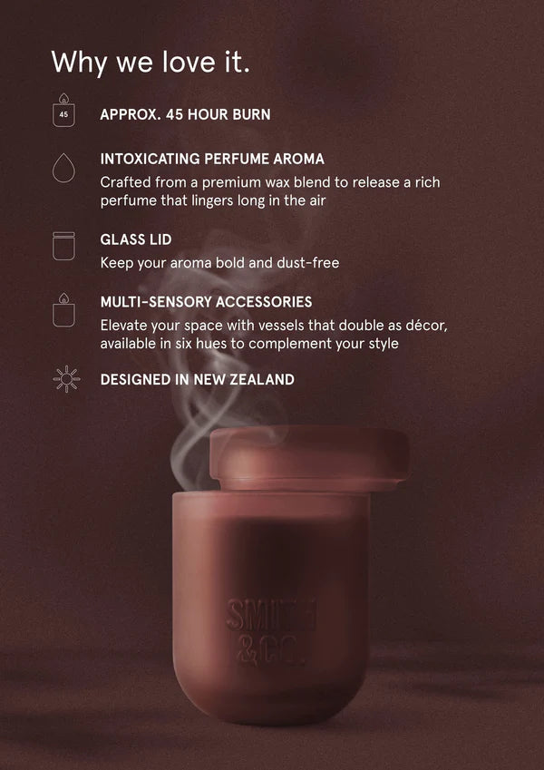 Smith & Co Black Oud & Saffron 250gm Candle