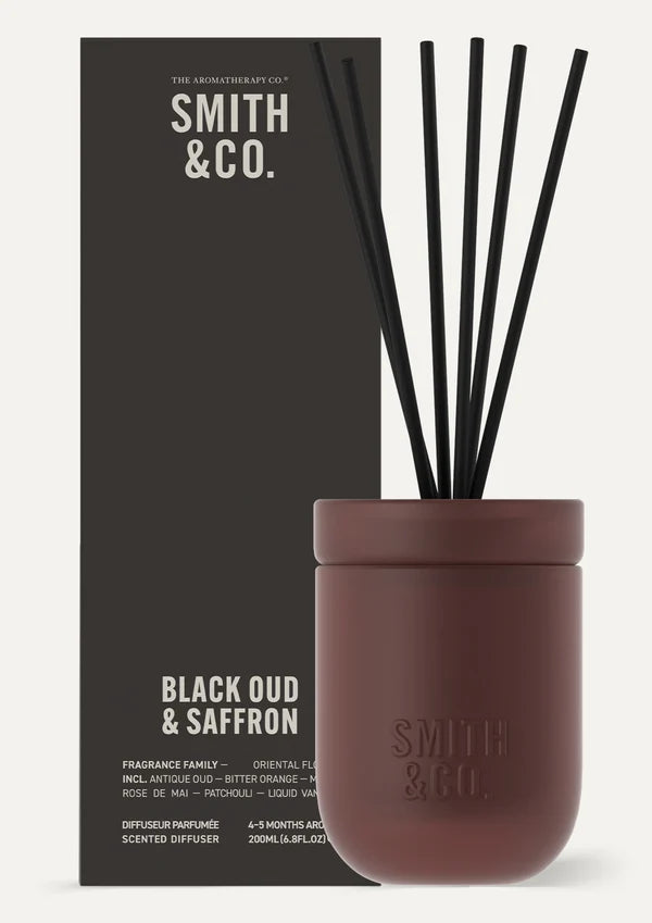 Smith & Co Black Oud & Saffron Diffuser 200ml