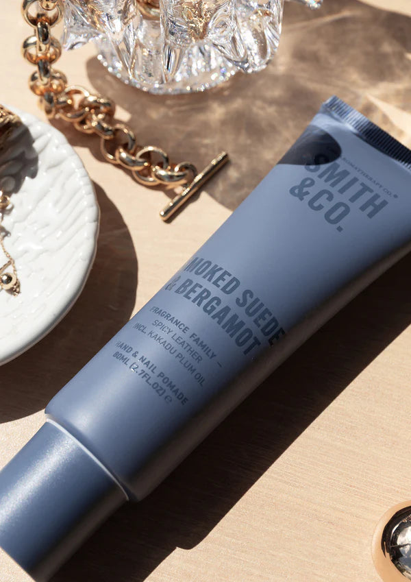 Smith & Co Smoked Suede & Bergamont Hand & Nail Pomade 80ml