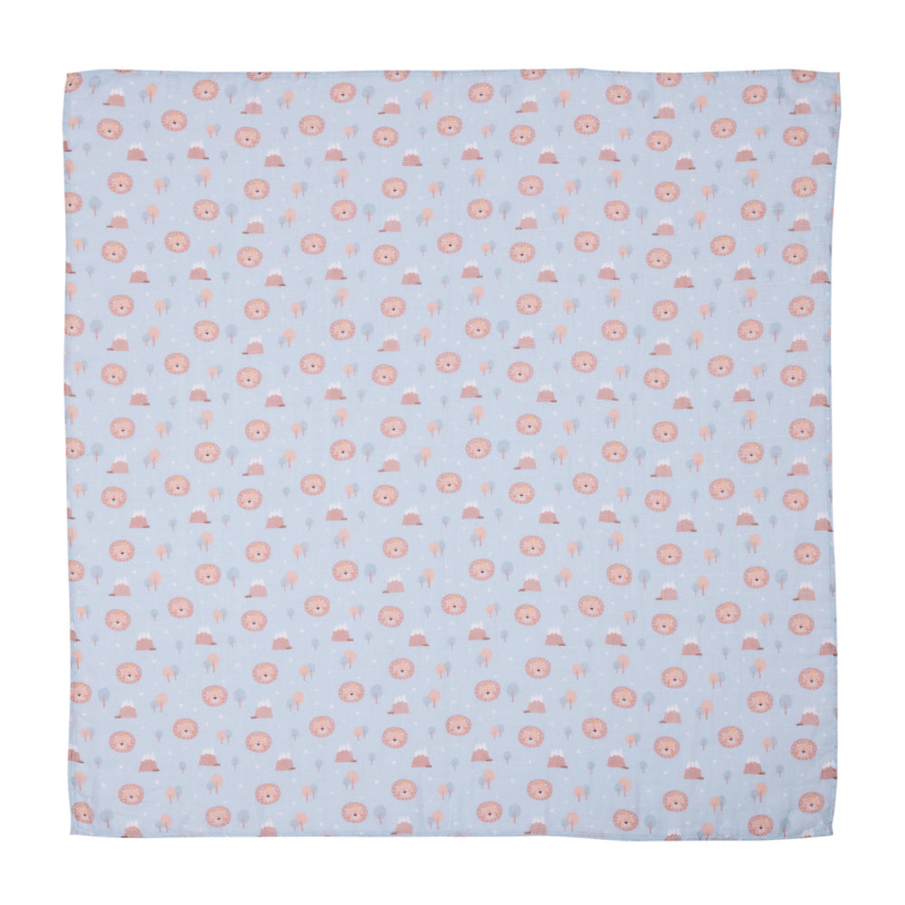 Baby Lion Muslin Wrap