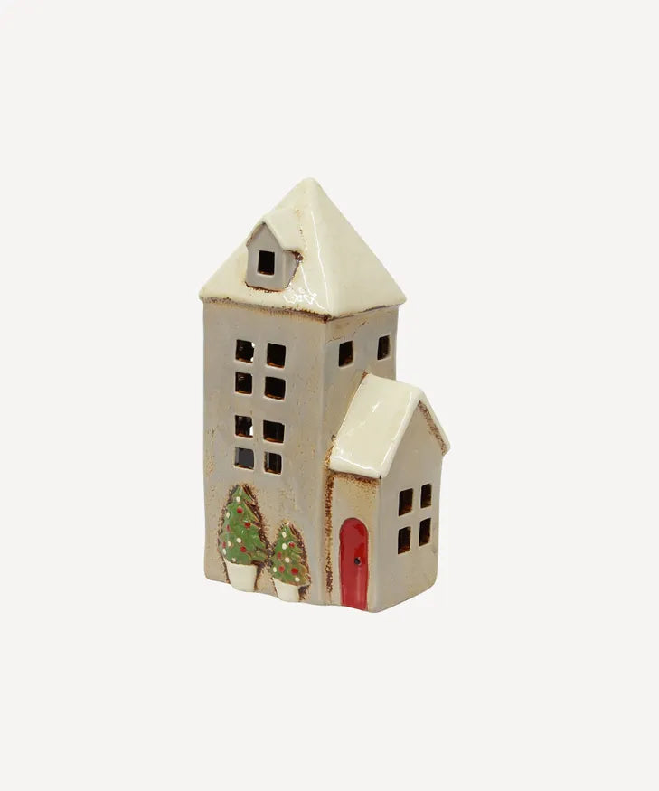 Alsace Tea Light Parish Christmas Stone (YA0069)
