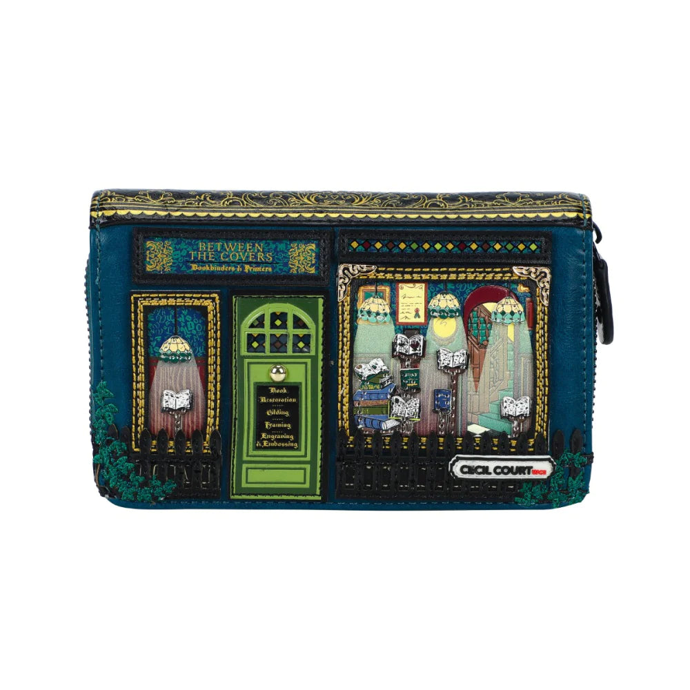 Between the Cover Bookbinders Medium Ziparound Wallet