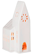 Load image into Gallery viewer, Small Church Porcelain Tealight