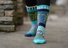 Load image into Gallery viewer, Ocean Adult Crew Solmate Sock