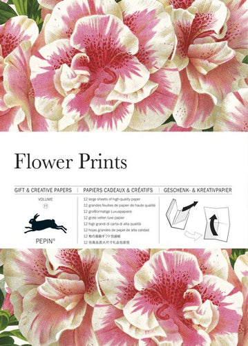 Flower Prints Gift Paper Book