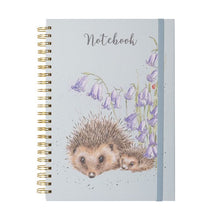 Load image into Gallery viewer, Hedgehug A4 Spiral Notebook