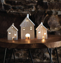 Load image into Gallery viewer, Large Illuminated Tealight House