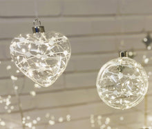 Load image into Gallery viewer, Sparkly Hanging Glass Heart