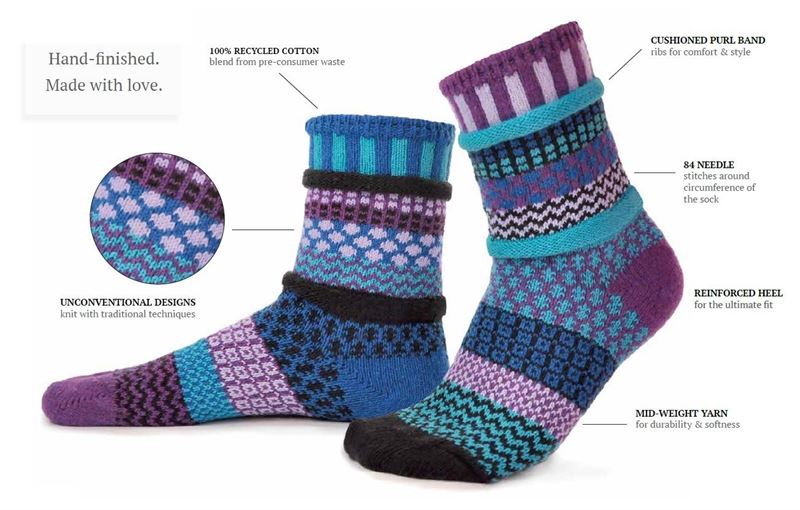 Pet Adult Crew Solmate Socks