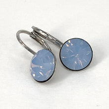 Load image into Gallery viewer, Isa Dambeck 9mm Swarovski Stone Silver Earrings Assorted Colours Earrings
