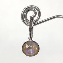 Load image into Gallery viewer, Isa Dambeck 9mm Swarovski Stone Silver Earrings Assorted Colours Earrings