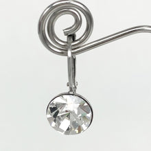Load image into Gallery viewer, Isa Dambeck 9mm Swarovski Stone Silver Earrings Assorted Colours Earrings