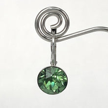 Load image into Gallery viewer, Isa Dambeck 9mm Swarovski Stone Silver Earrings Assorted Colours Earrings