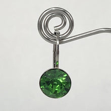 Load image into Gallery viewer, Isa Dambeck 9mm Swarovski Stone Silver Earrings Assorted Colours Earrings