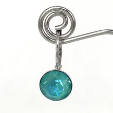Load image into Gallery viewer, Isa Dambeck 9mm Swarovski Stone Silver Earrings Assorted Colours Earrings