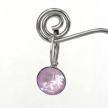 Load image into Gallery viewer, Isa Dambeck 9mm Swarovski Stone Silver Earrings Assorted Colours Earrings