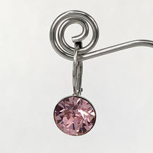 Load image into Gallery viewer, Isa Dambeck 9mm Swarovski Stone Silver Earrings Assorted Colours Earrings