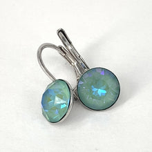 Load image into Gallery viewer, Isa Dambeck 9mm Swarovski Stone Silver Earrings Assorted Colours Earrings