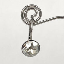 Load image into Gallery viewer, Isa Dambeck 9mm Swarovski Stone Silver Earrings Assorted Colours Earrings