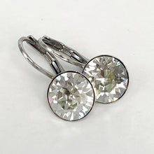 Load image into Gallery viewer, Isa Dambeck 9mm Swarovski Stone Silver Earrings Assorted Colours Earrings