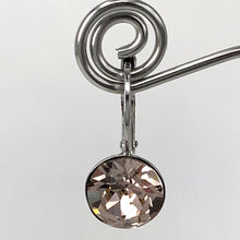 Load image into Gallery viewer, Isa Dambeck 9mm Swarovski Stone Silver Earrings Assorted Colours Earrings
